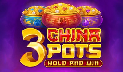 3 china pots